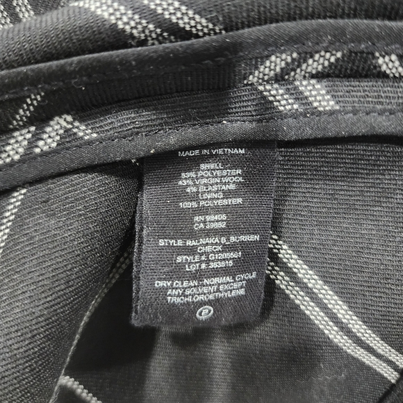 Theory Ralnaka B Burren Check Top Szs Small - Picture 8 of 9